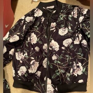Iris Los Angeles Beautiful black and flower jacket